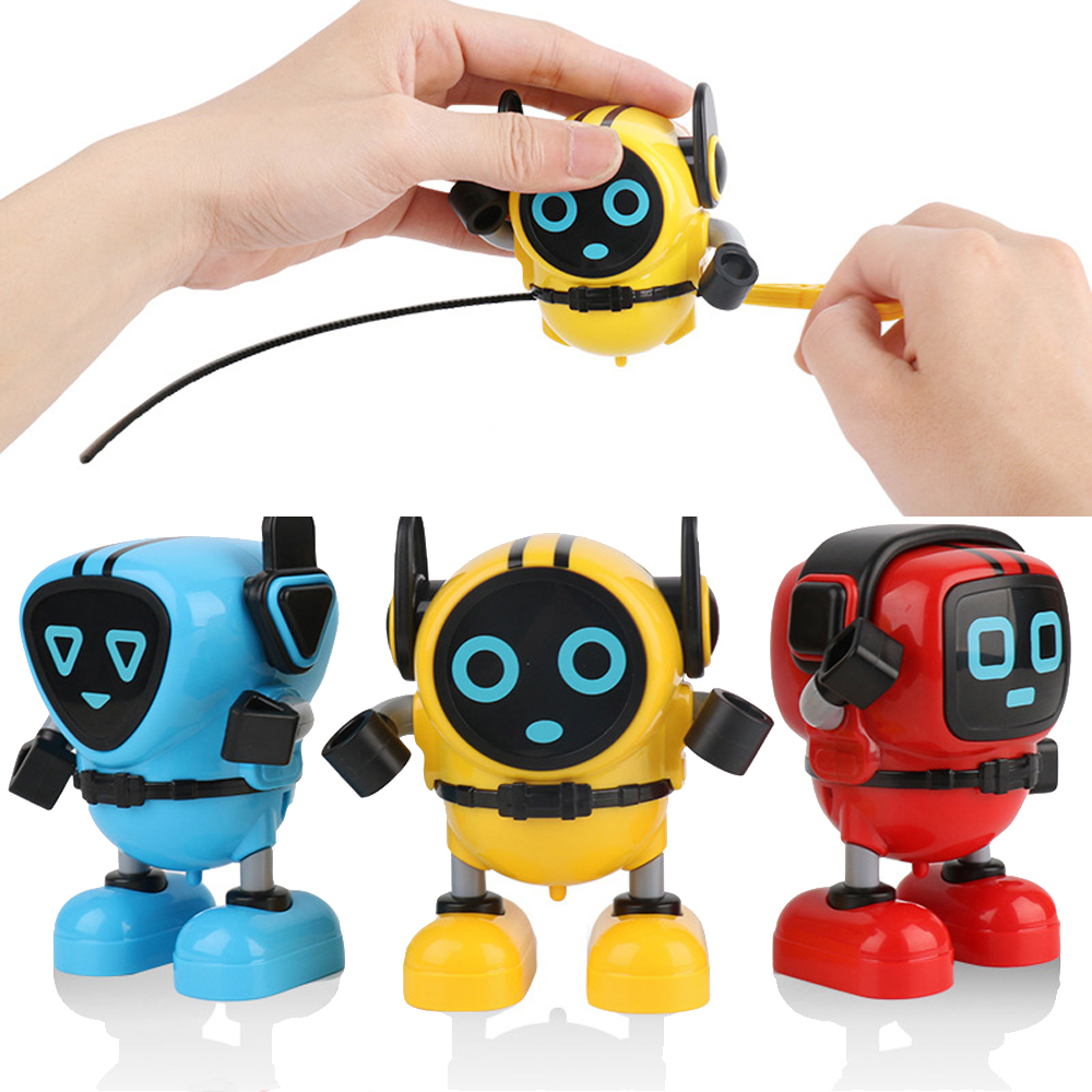 새로운 귀여운 다기능 자이로 로봇 여러 게임 플레이 로봇 DIY 관성 퍼즐 로봇 시계 태엽 자이로 관성 장난감